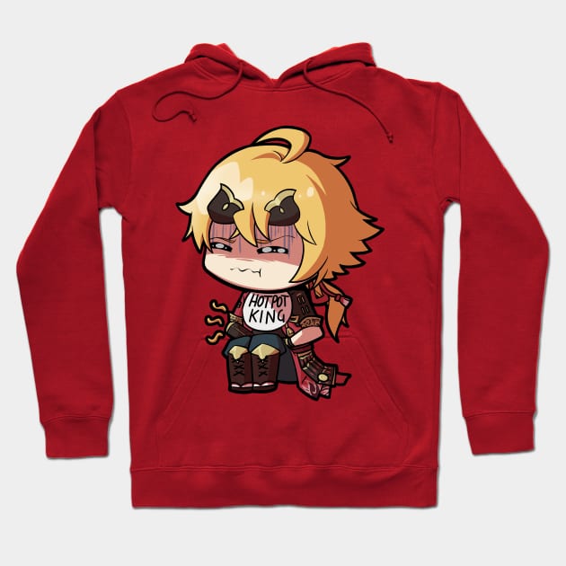 Chibi Thoma - Genshin Impact Hoodie by MangaXai